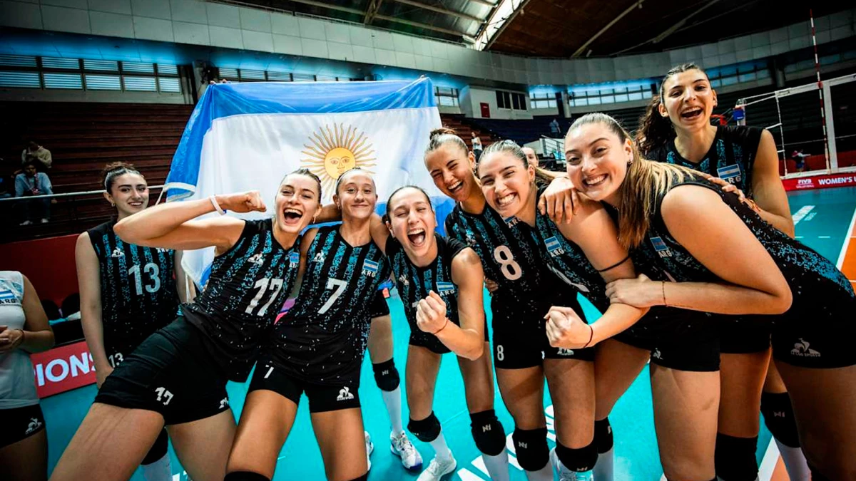 Argentina metió su tercer triunfo seguido en Indonesia | Foto: @Voley_FeVA