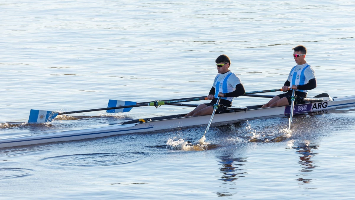 Argentina terminó el domingo sin medallas en remo. Foto: @PrensaCOA