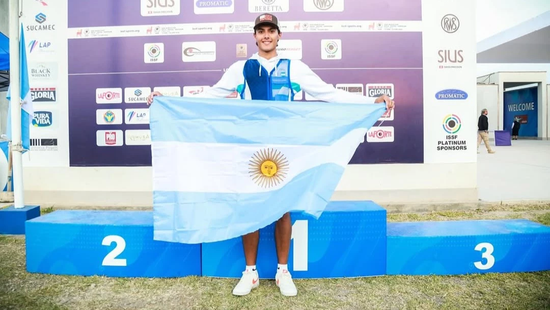 Joaquín Cisneros, plata en trap.