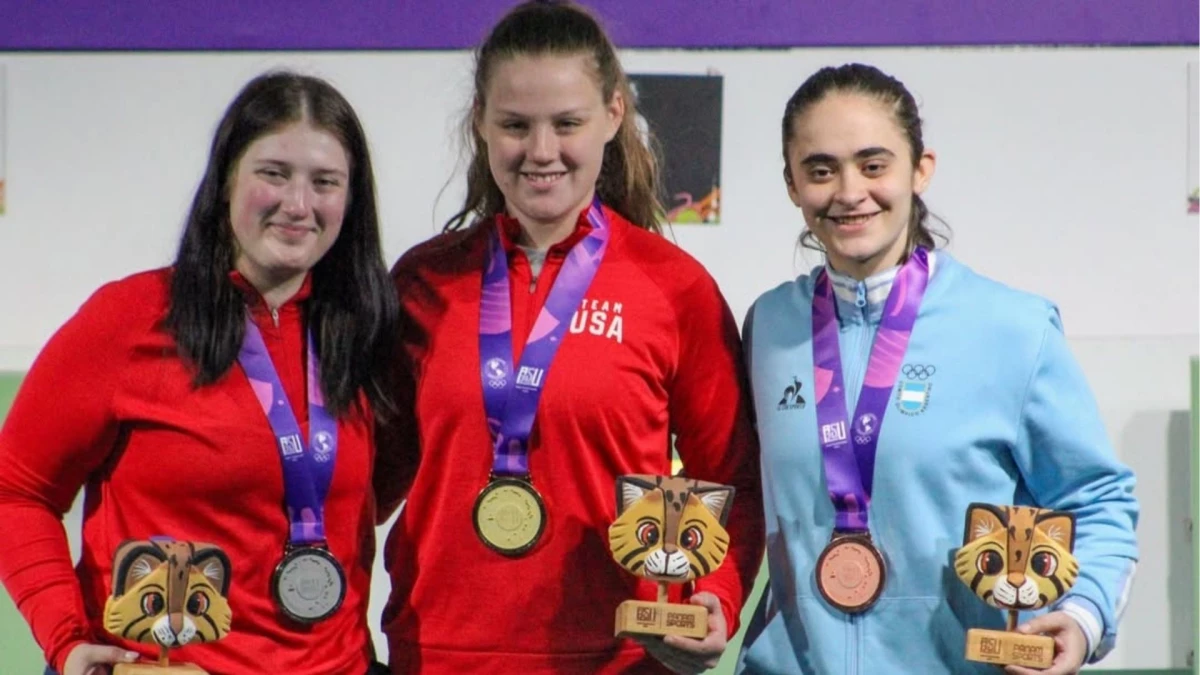 Emilia Oblan, broce en Rifle 10m Aire.