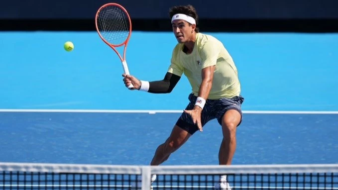 El marplatense Comesaña se instaló en los octavos de final del Masters 1000 de Cincinnati. Foto: @ATPTour_ES