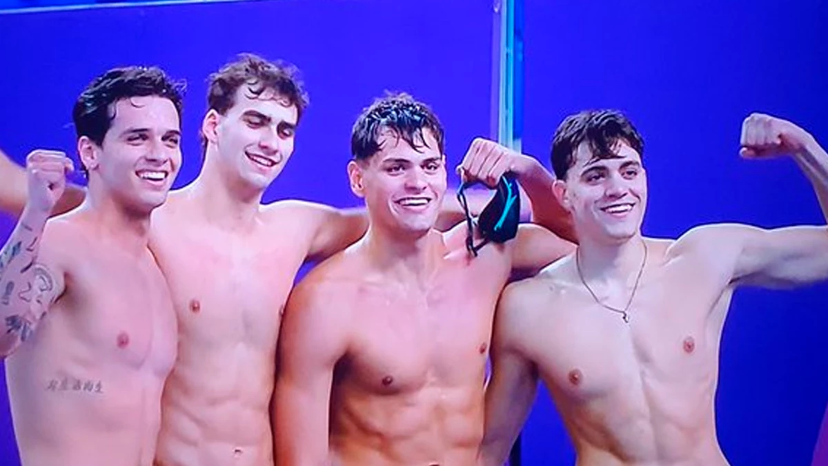 Argentina se quedó con la última prueba del programa panamericano con un batacazo en la prueba masculina medley de 4 x 100 | Foto: X @TomasRodriguezC
