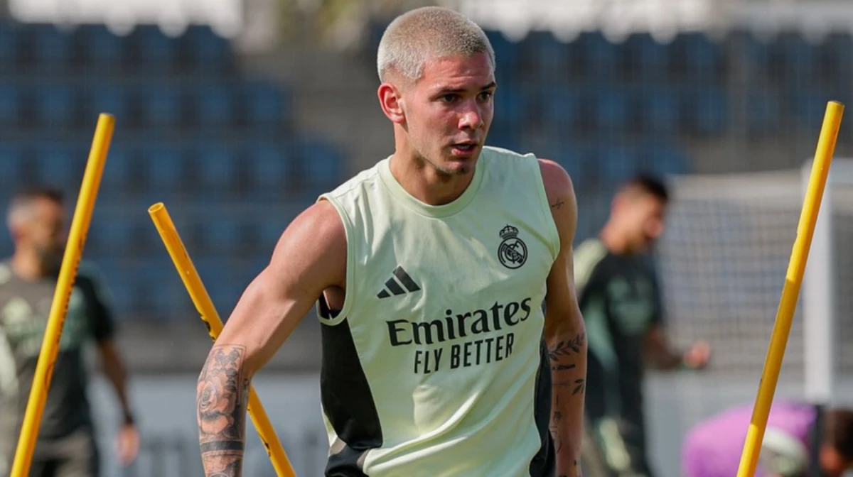 El mediocampista ofensivo argentino se sumó al plantel de Real Madrid el jueves pasado (Foto: X@RealMadridFC).