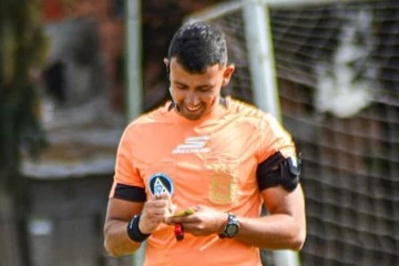 Sebastián Solís fue el árbitro despedido por AFA. Foto: AFA&nbsp;