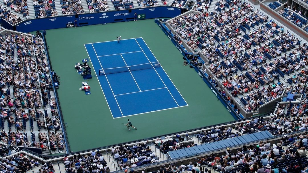 El imponente estadio Arthur Ashe. Foto: US Open.&nbsp;