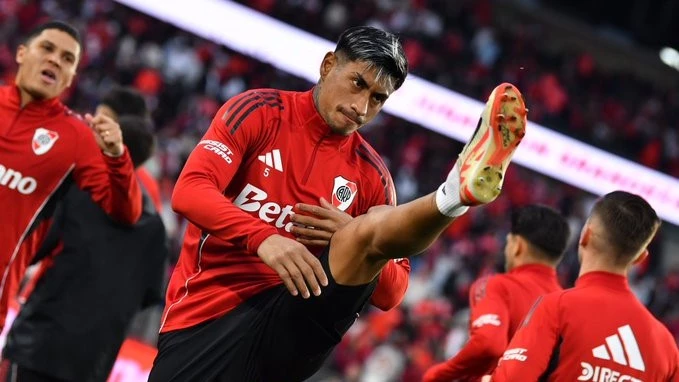 Foto: Prensa River. Juan Portillo es el segundo volante, luego de Castaño con mas minutos en cancha.&nbsp;