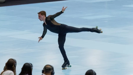 Patinaje artístico: medalla de bronce para Juan Segundo Rodríguez