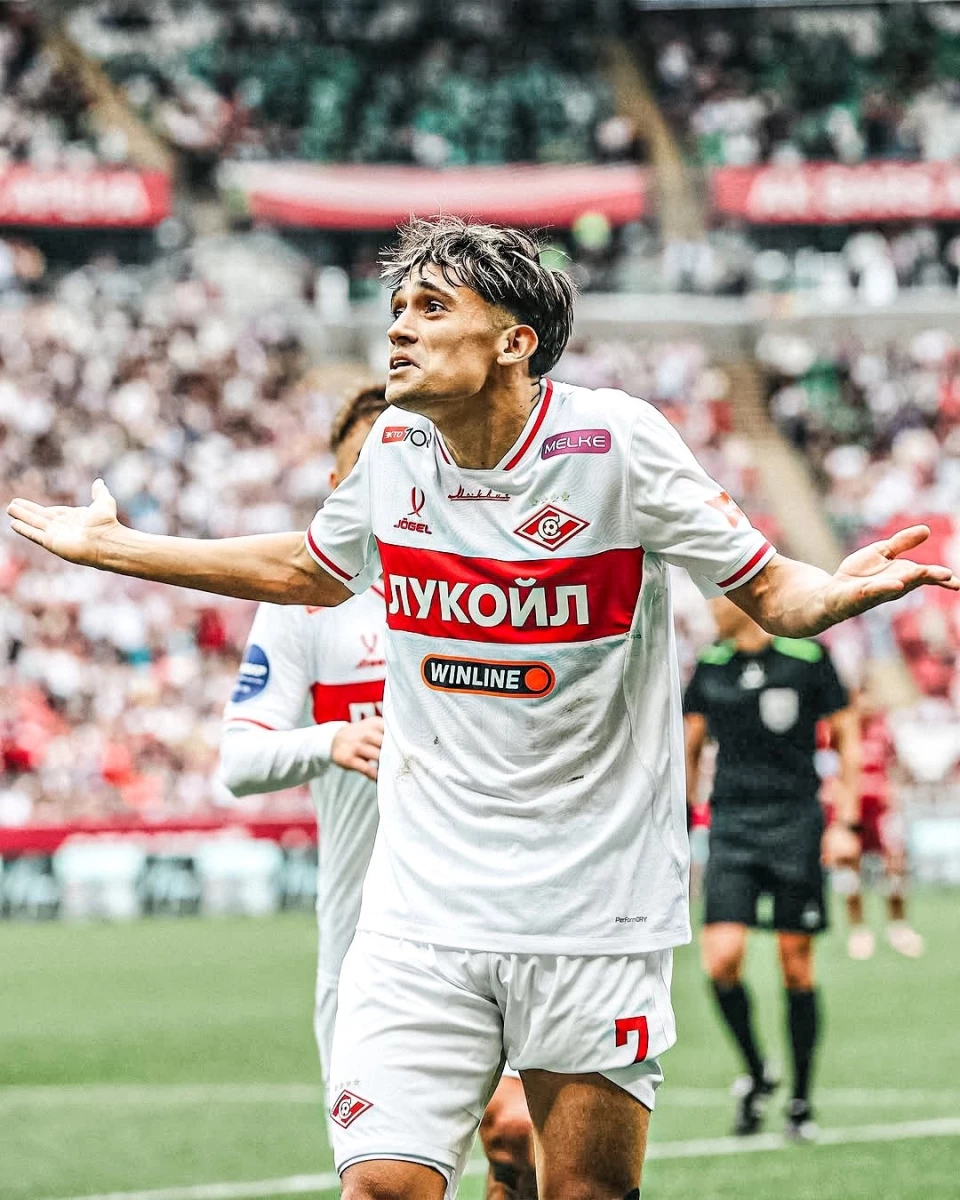 Foto:@fcsm_esp. Solari marcó el primer gol del equipo moscovita