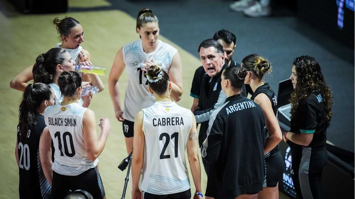 Foto:Fivb. Las Panteras venían en un gran nivel, pero en el tercer partido ante Eslovenia se quedaron sin fuerzas.&nbsp;