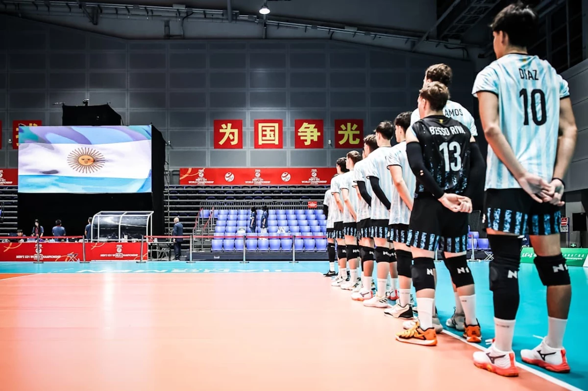 Los chicos del U21 jugaron su mundial perono les tocó un buen crce en 16 avos y se quedaron con poco. (Foto: FIVB).