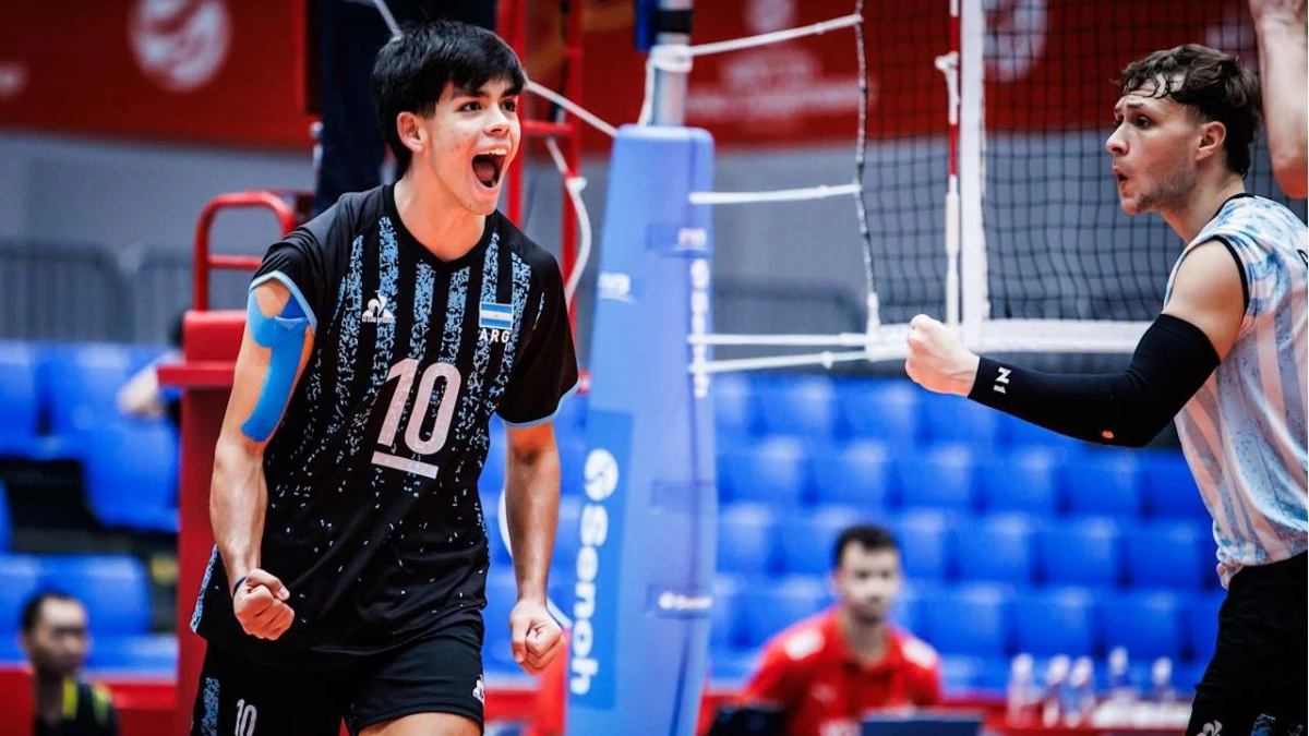 Fausto Díaz, otra vez la figura del seleccionado con 29 puntos. Foto: FIVB.