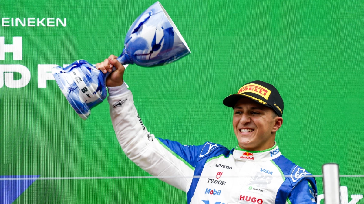 Hadjar logró su primer podio en la F1 (Foto: F1)