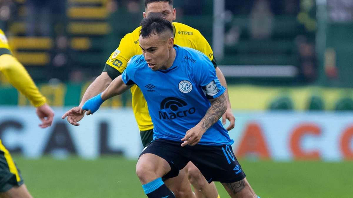 Zelarayán llegó a cien partidos en Belgrano | Foto X@Belgrano