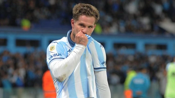 Bruno Zuculini se perderá la ida ante el Fortín, pero podrá estar en el Cilindro | Foto X@RacingClub