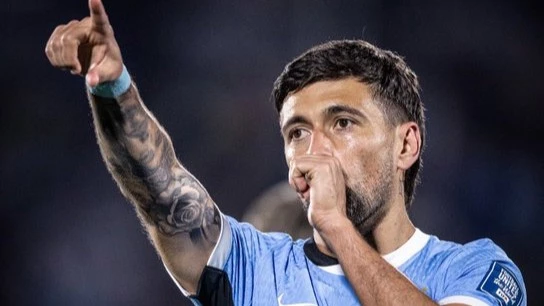 De Arrascaeta, la figura de la Celeste ante Perú | Foto X@Uruguay