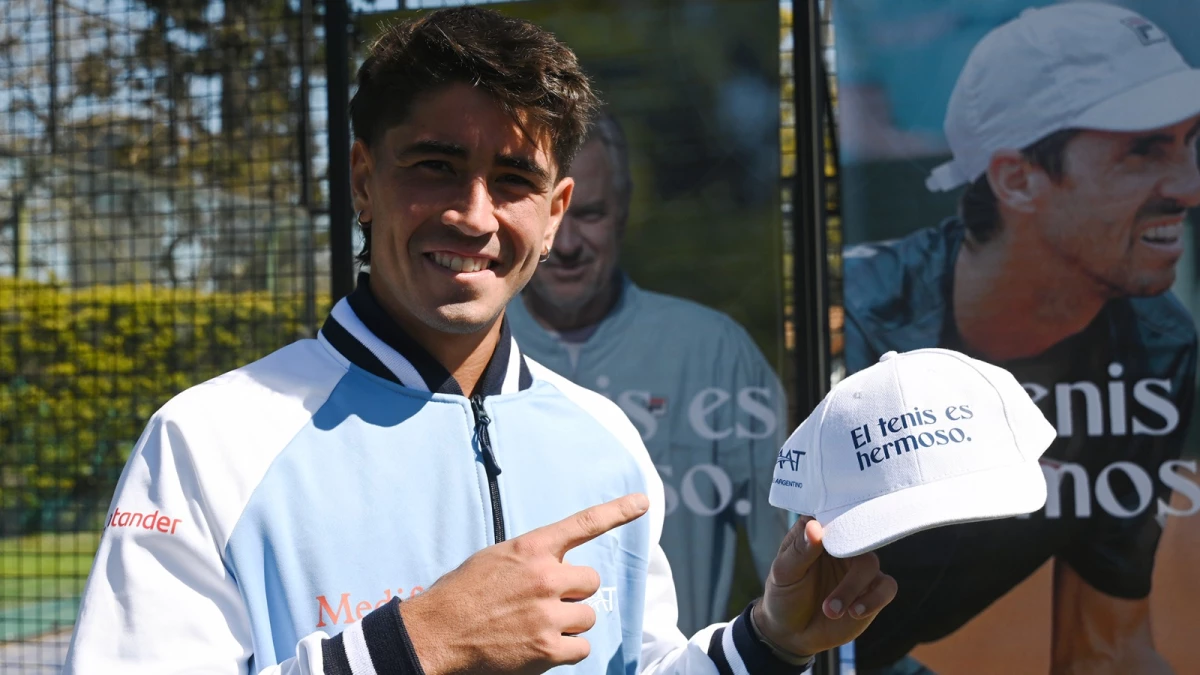 Comesaña puede convertirse en el jugador número 91 en representar al país en la Davis (Foto: Alejandro Santa CruzContenidos Informativos)