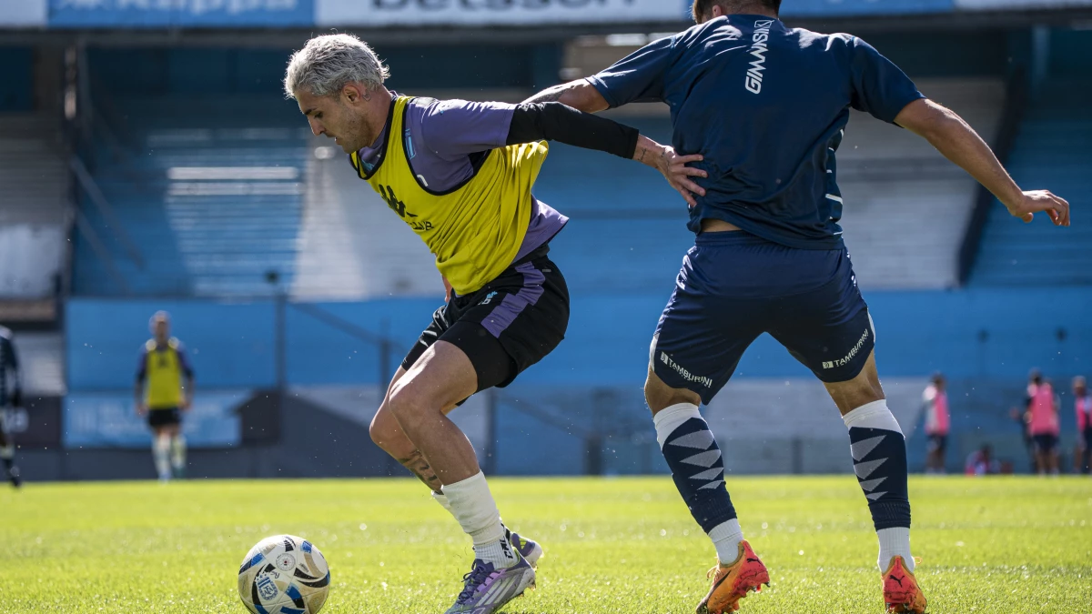 Martirena, de arranque en el amistoso que terminó empatado | Foto: Racing Club
