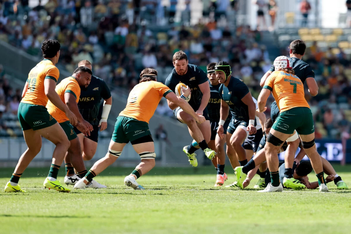Foto: Los Pumas jugaron un buen primer tiempo, pero bajaron la intensidad en el complemento y Australia festejó al final