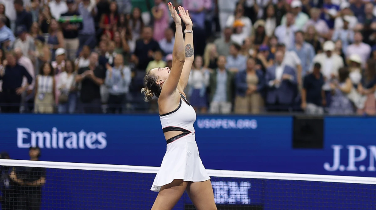 Sabalenka retuvo el título en el último Grand Slam del año (Foto: X@usopen).