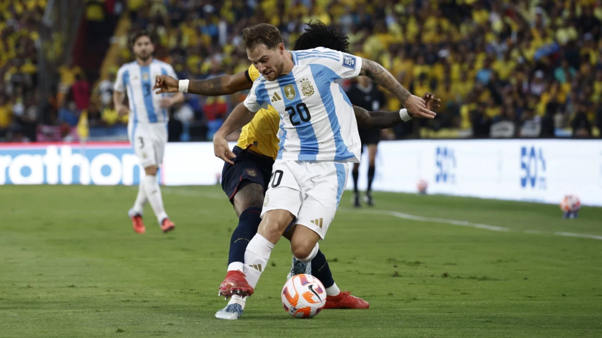 Foto: Alexis Mac Allister volvió en Ecuador pero no gravitó.