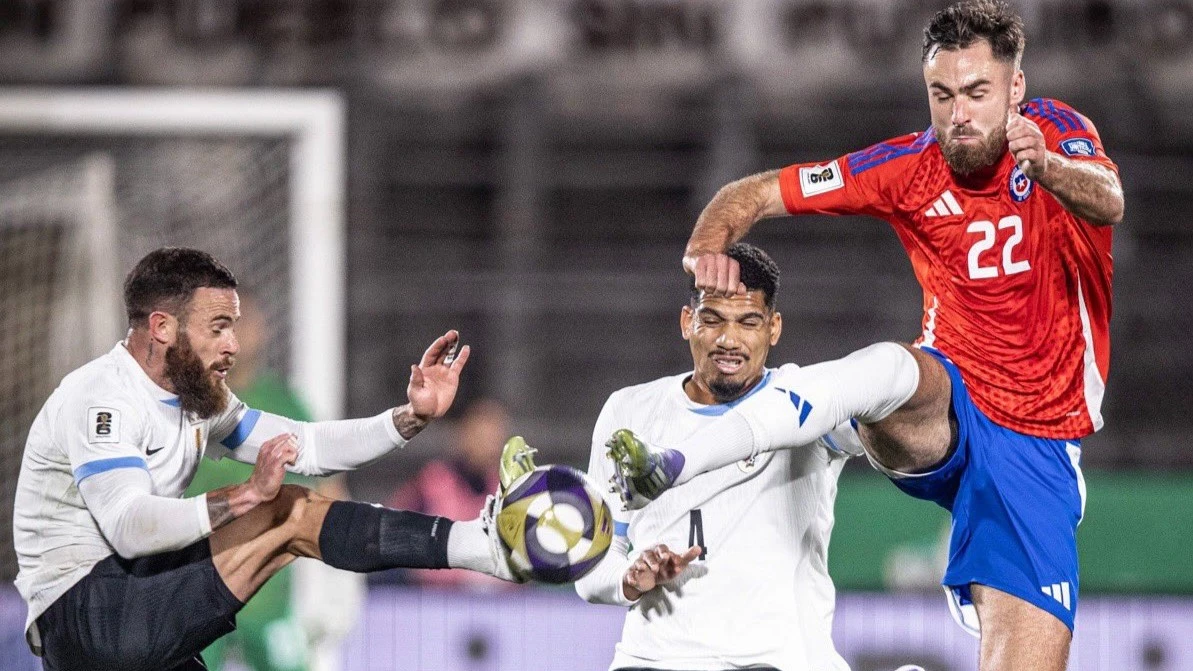 Chile y Uruguay no se sacaron ventajas en el cierre de las eliminatorias sudamericanas. Foto: @Uruguay