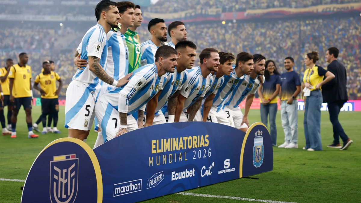 Argentina finalizó en la cima de las clasificaiones sudamericanas rumbo a la Copa del Mundo 2026 | Foto: Prensa AFA