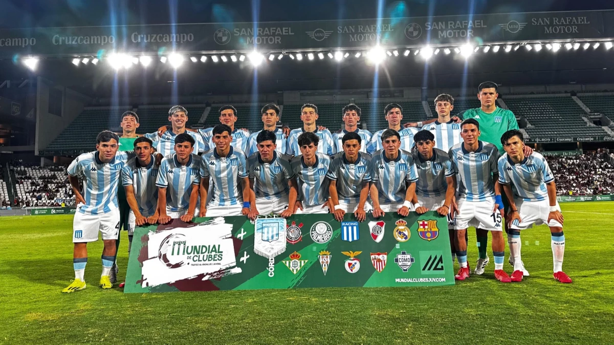 Racing perdió ante el Barcelona la final del Mundial de Clubes Sub 18. Foto: @mundialclubesj