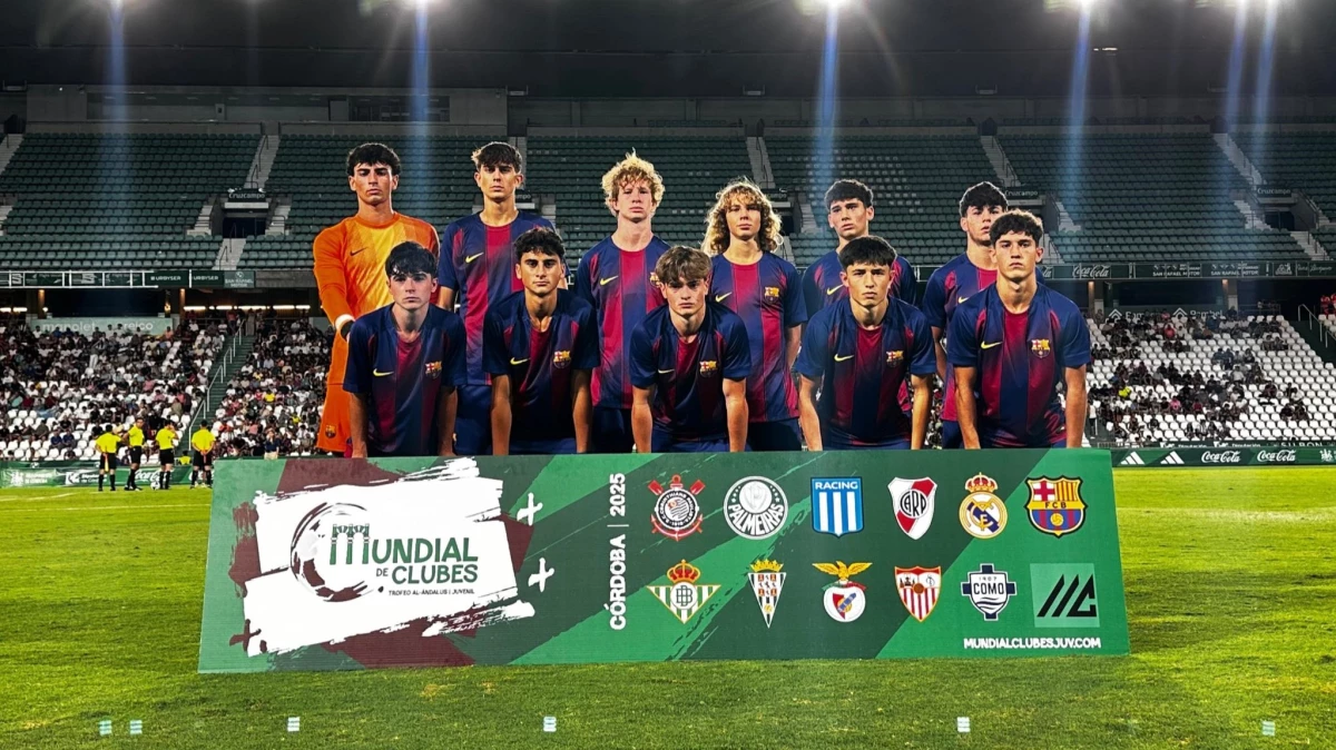 los juveniles del Barcelona se quedaron con el Mundial de Clubes Sub 18. Foto:@mundialclubesj