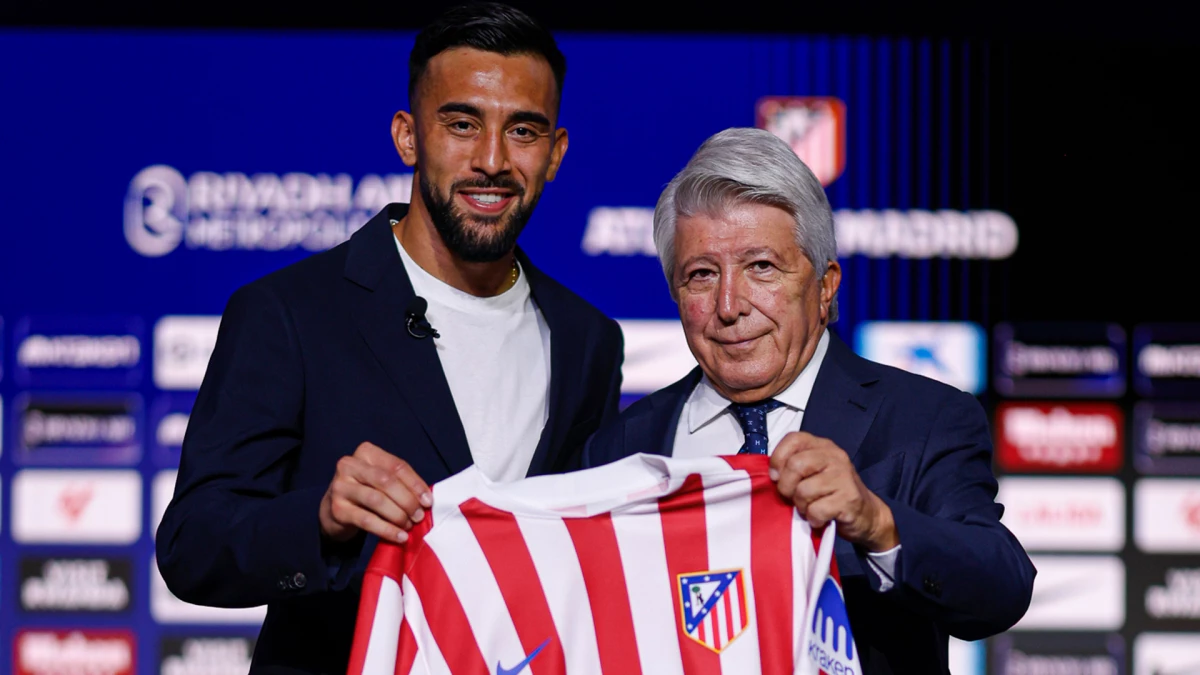 Nicolás González fue presentado como nuevo futbolista de Atlético Madrid. Foto: X @Aleti