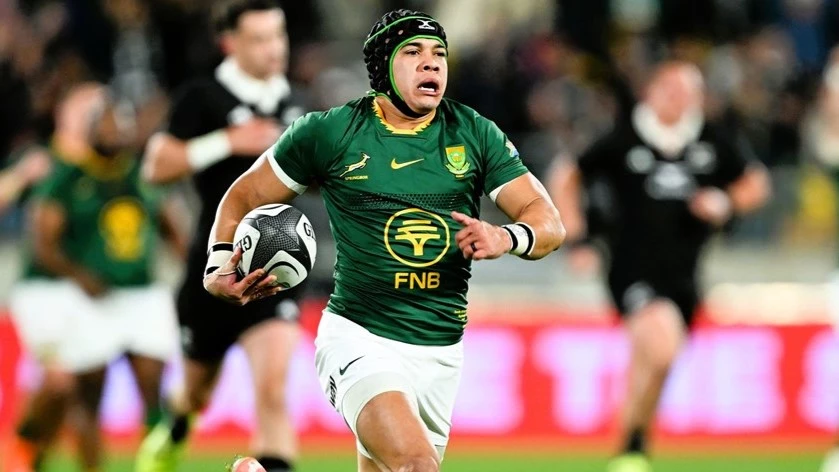 Cheslin Kolbe, el peligroso wing sudafricano. Foto: @Springboks