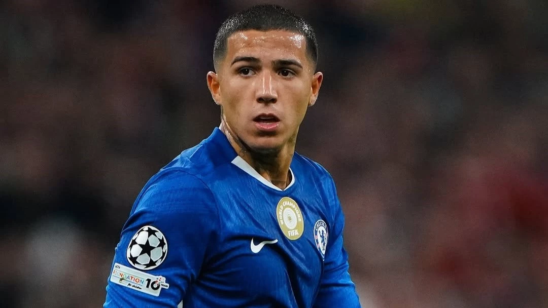 Enzo durante la derrota de Chelsea ante Bayern Múnich. foto: @uefa.