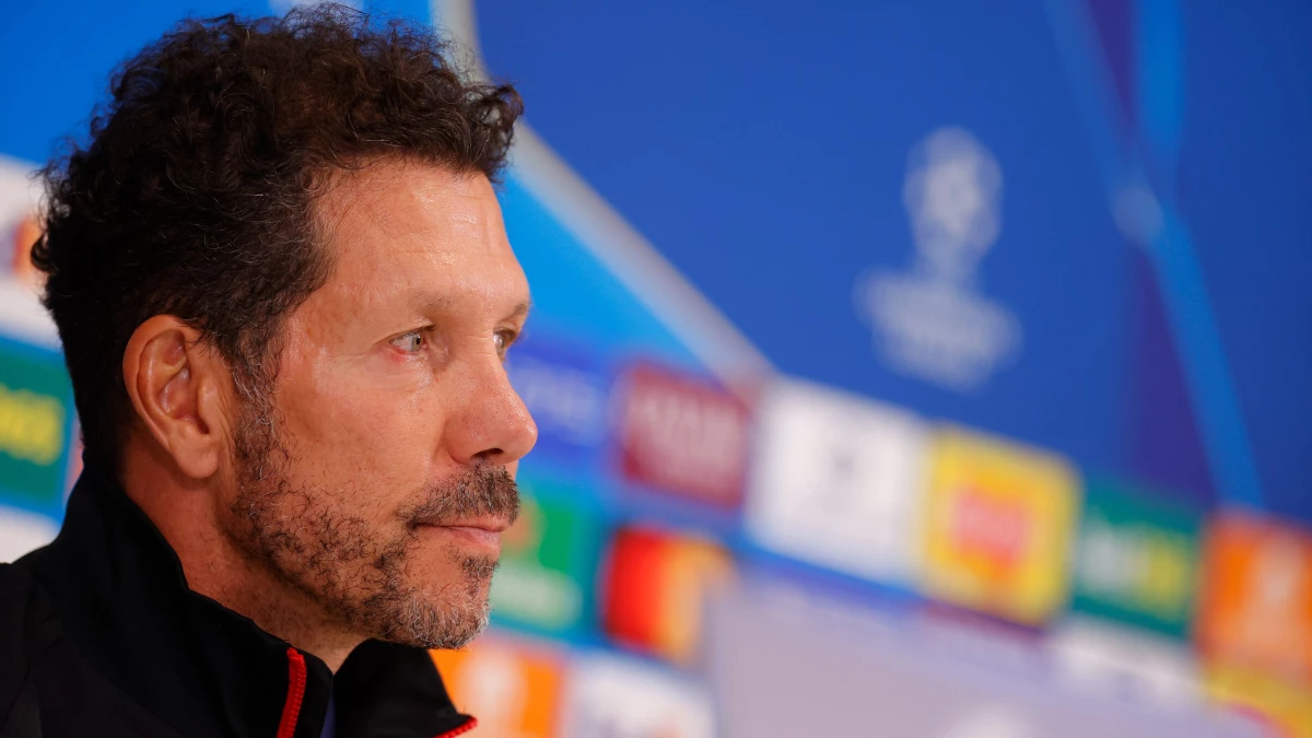 Foto: Archivo. Atlético Madrid, del DT Diego Simeone, buscará sumar una victoria en el partido de ida con Tottenham