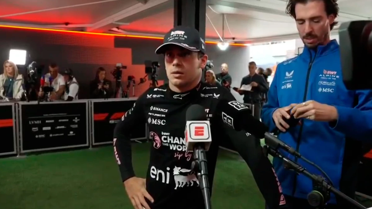 Franco Colapinto buscara mejorar con su Alpine en Marina Bay | Foto: Imagen TV ESPN