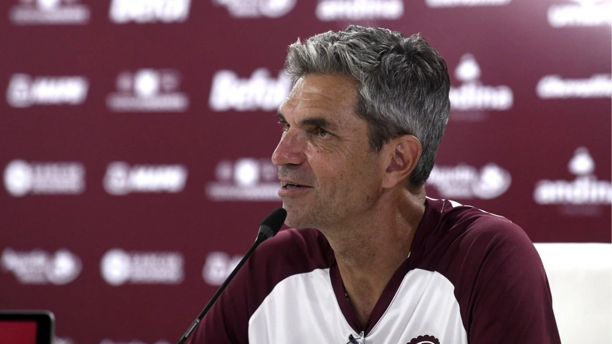 Foto: Mauricio Pellegrino se mostró mesurado tras la gran clasificación de Lanús en el Maracaná.