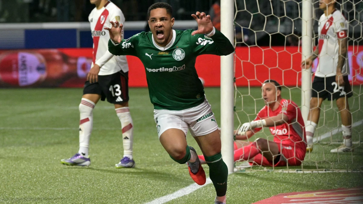 El golpe de la Libertadores se lo dio Palmeiras que le ganó en los dos cruces (Foto: X@Conmebol). &nbsp; &nbsp;