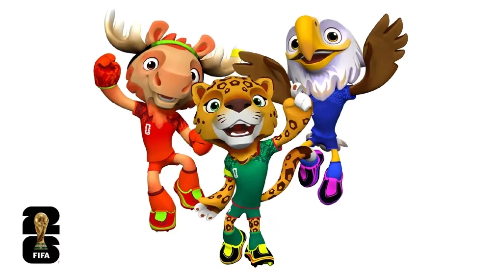 Las tres mascotas del Mundial 2026. Foto: FIFA.com