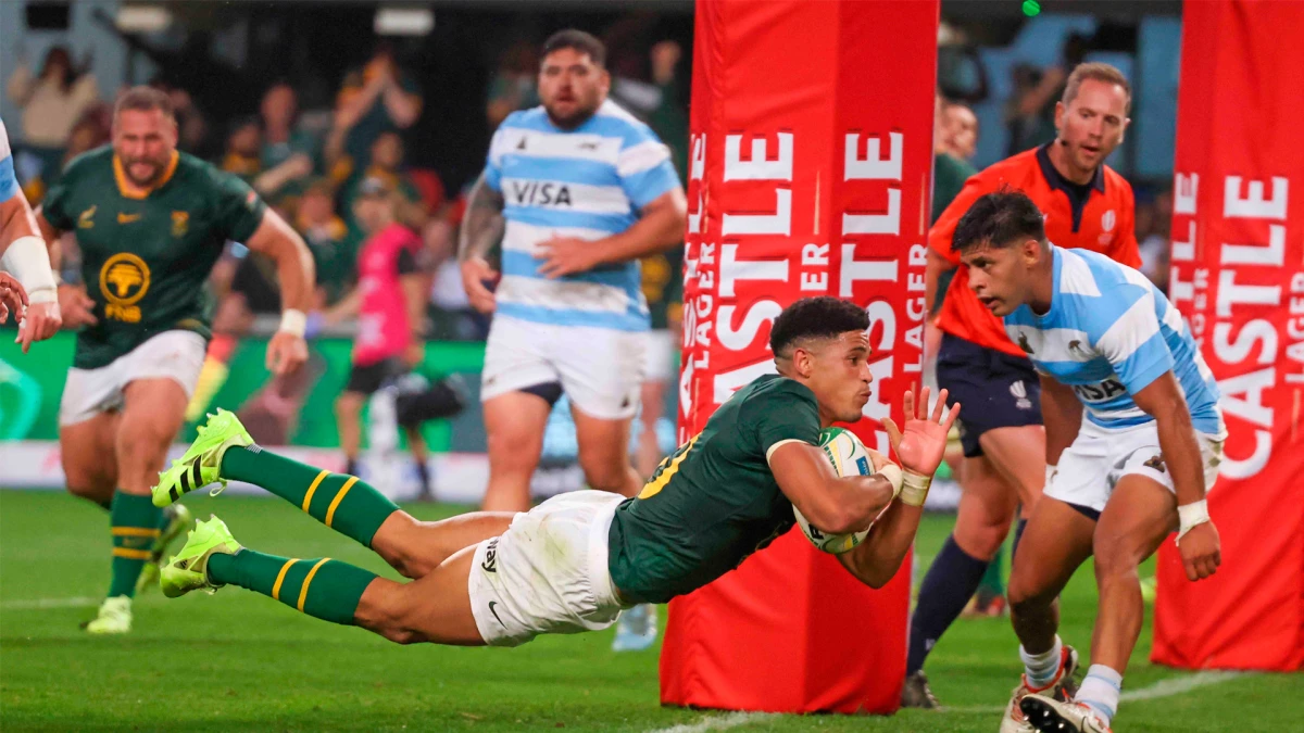 Foto:RugbyChampionship. En el segundo tiempo, Sudáfrica apabulló y lo sufrieron Los Pumas