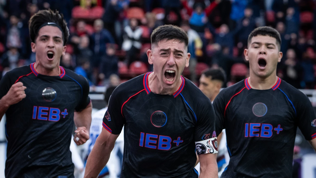 El festejo del gol de Hernández, el primero del Ciclón ante el Tomba | Foto: San Lorenzo