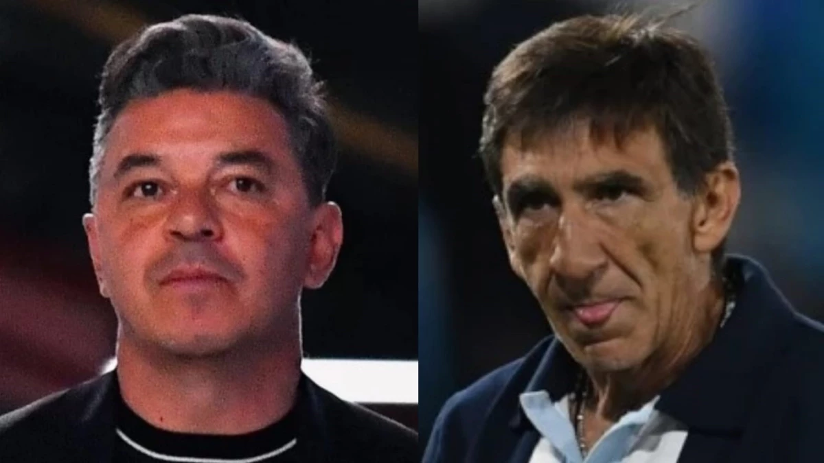 Marcelo Gallardo y Gustavo Costas, cara a cara en un duelo trascendental para River y Racing.&nbsp;