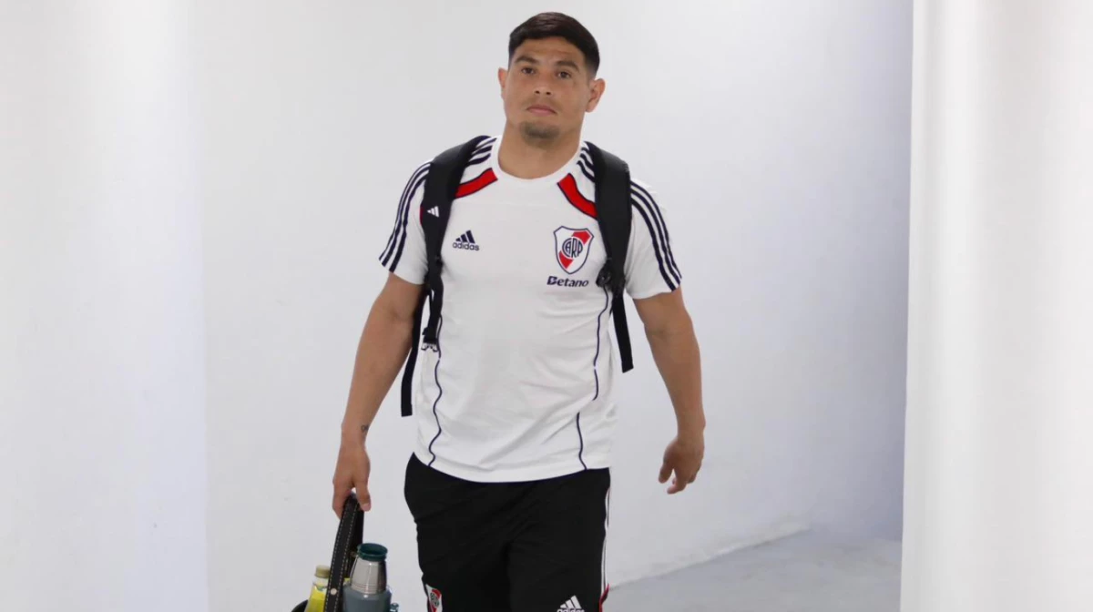 Foto: Prensa River. Maxi Salas espera que le bajen la sanción para jugar ante Sarmiento.&nbsp;