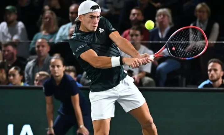 Báez se despidió al caer con Rune | Foto IG@sebastianbaez1