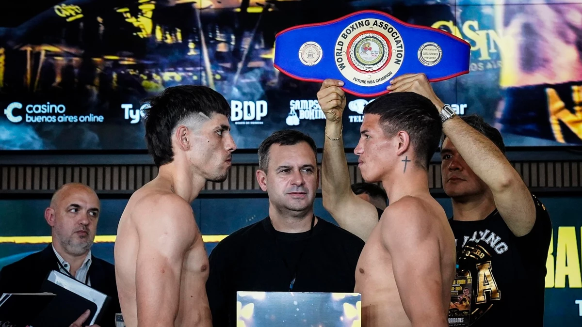 Delgado-Verón, la pelea de fondo del sábado en el Casino Buenos Aires. Foto: Boxeo de Primera.
