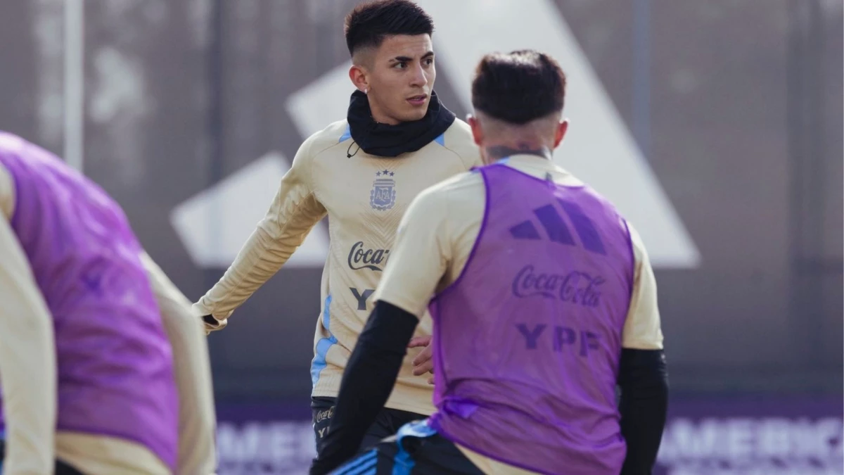 Almada no será parte de la gira por EE.UU. (Foto: X@Argentina).