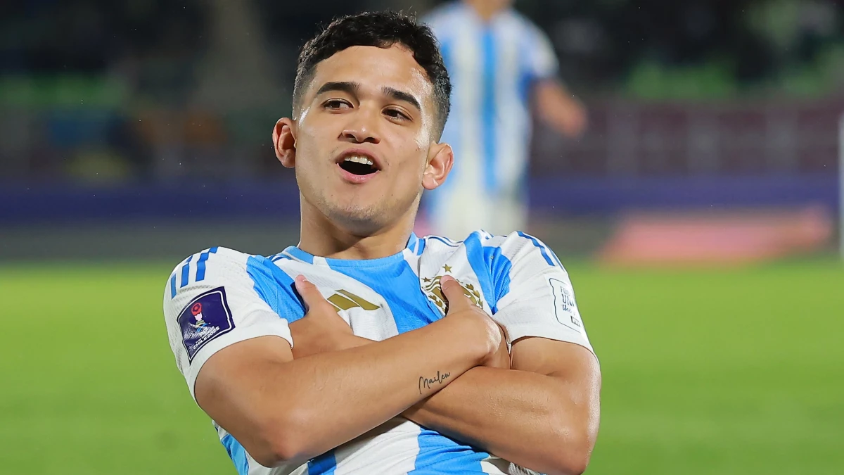 Dylan Gorosito anotó un golazo para el triunfo argentino sobre Italia | FotoX@FIFAWorldCup