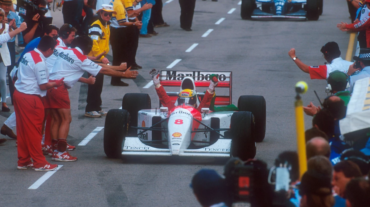 Senna fue tres veces campeón del mundo con McLaren (Foto: X@McLaren).