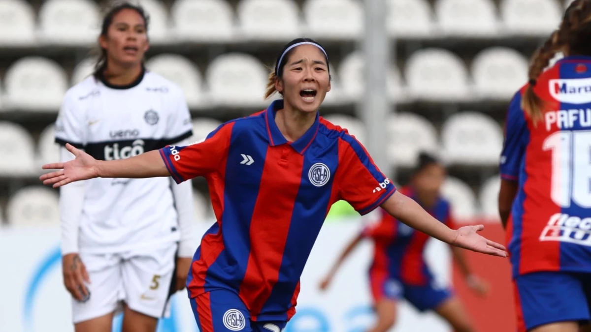 La japonesa Ichika Egashira grita su gol. Foto: @CASLAFFemenino