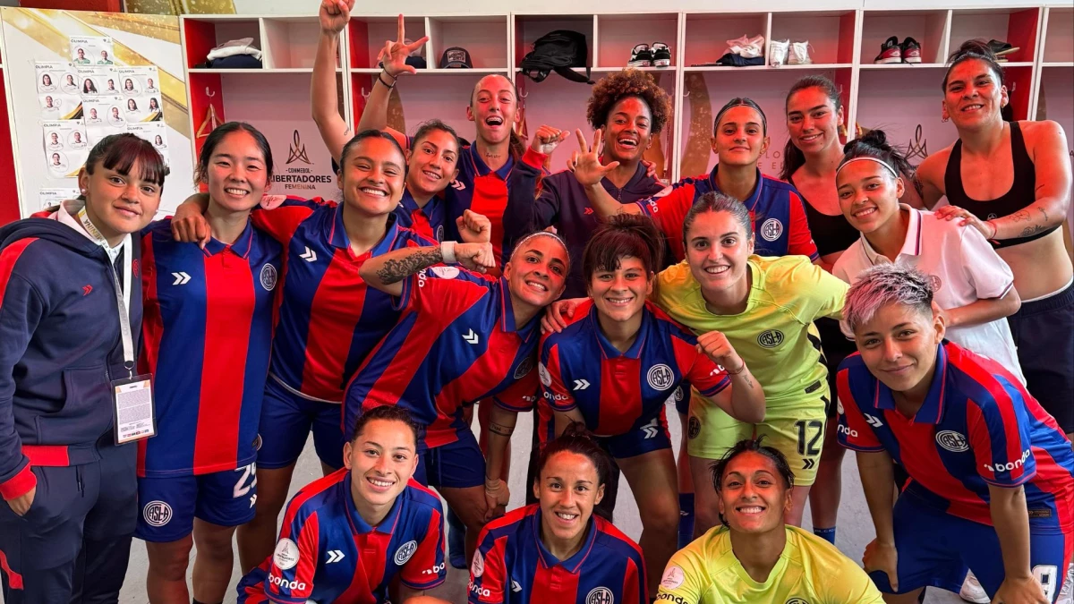 Las Santitas derrotaron a Olimpia de Paraguay. Foto: @CASLAFFemenino