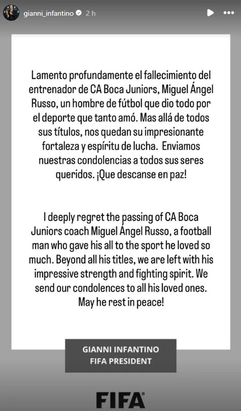 Foto: @gianni_infantino