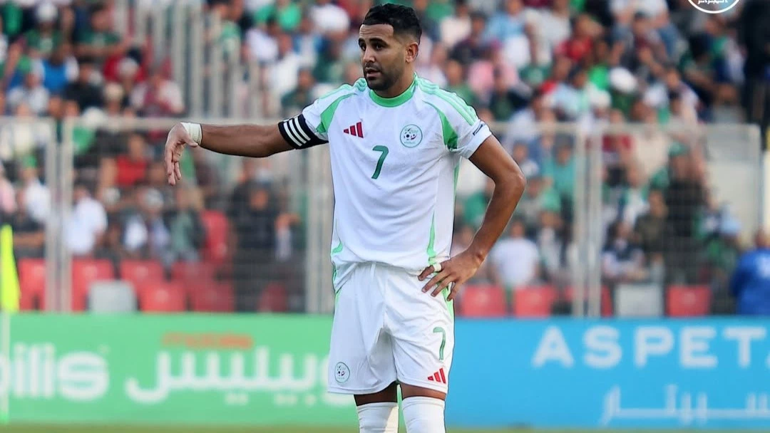 Riyad Mahrez, ex Manchester City, líder de Argelia que va al Mundial 2026. foto: @lesverts.faf.