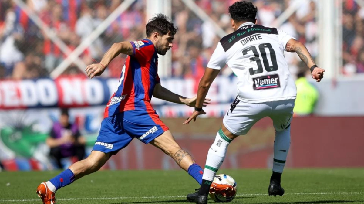 Cerutti aportó despliegue pero no fue opción de gol para San Lorenzo (Foto: X@SanLorenzo).